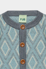Steel Baby Cardigan & Overall