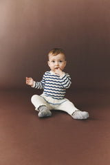 Ercu/Deep Indigo Baby sweater & Leggings