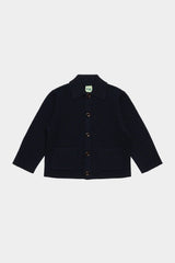 Dark Navy Felted Jacket & Pants