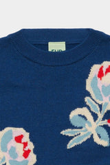 Deep Indigo Sweater & Harlekin Skirt