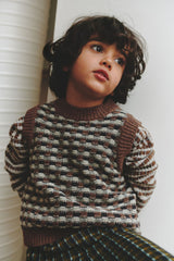 Hazel Melange Light Grey Sweater