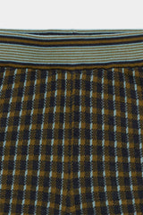 Dark Navy Rollneck Sweater & Checked Pants