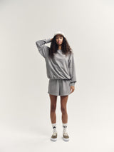 Grey Melange Tracksuit