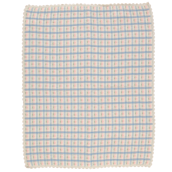 Padded Floral Zora Blanket