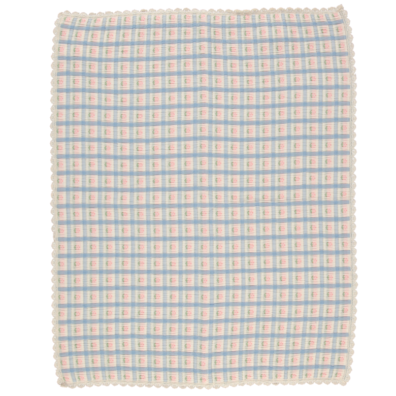 Padded Floral Zora Blanket
