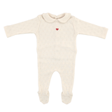 Natural Baby Girl Heart 3 Pieces Set