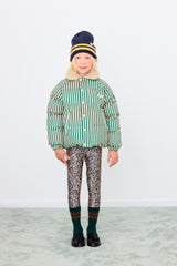 Green Stripes Padded Jacket