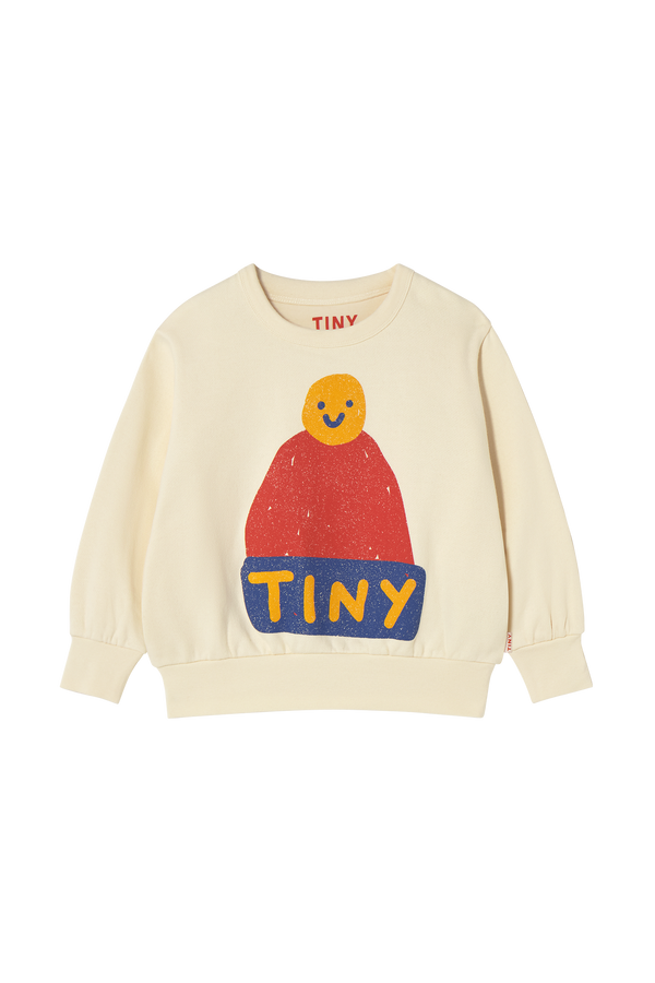 Beanie Graphic Sweatshirt & Stripes Woven Pant