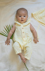 Yellow Pastel Baby Romper