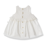Off White Voile Baby Dress