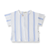 Ultramarine Striped short Baby Set
