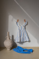 Ultramarine Striped Baby Dress