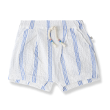 Ultramarine Striped short Baby Set