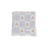 Blue Teddy Velour Baby 3 PCS Set