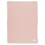 Dusty Rose Waffle Blanket