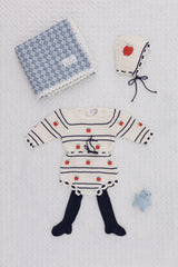 Blue Retro Croshet Blanket