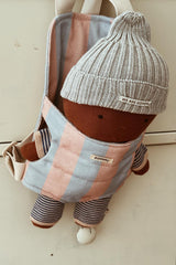 GOMMU BIG STRIPES CARRIER *Pink/blue*