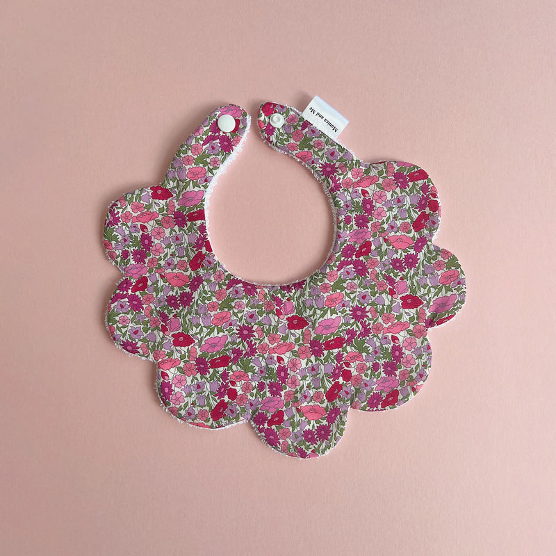 Poppy Forest Pink & Purple Bib