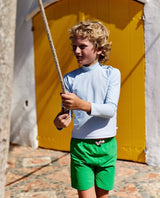 Solid Grass swimming shorts