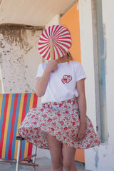 Felicite Poppy T-shirt & Skirt