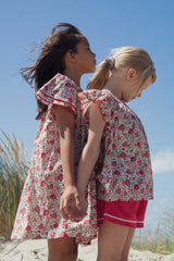 Felicite poppy Blouse & Bloomer