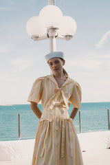 Yellow Striped Skirt