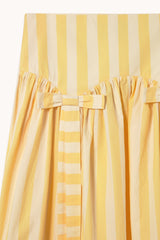 Yellow Striped Skirt