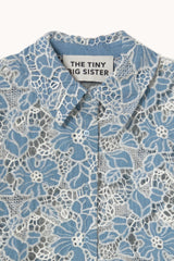 Lace Shirt & Wide Troussers