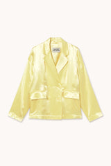 Yellow Fluid Blazer & Pants