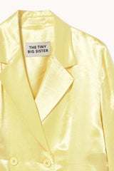 Yellow Fluid Blazer & Pants