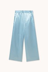 Blue Fluid Blazer & Pants