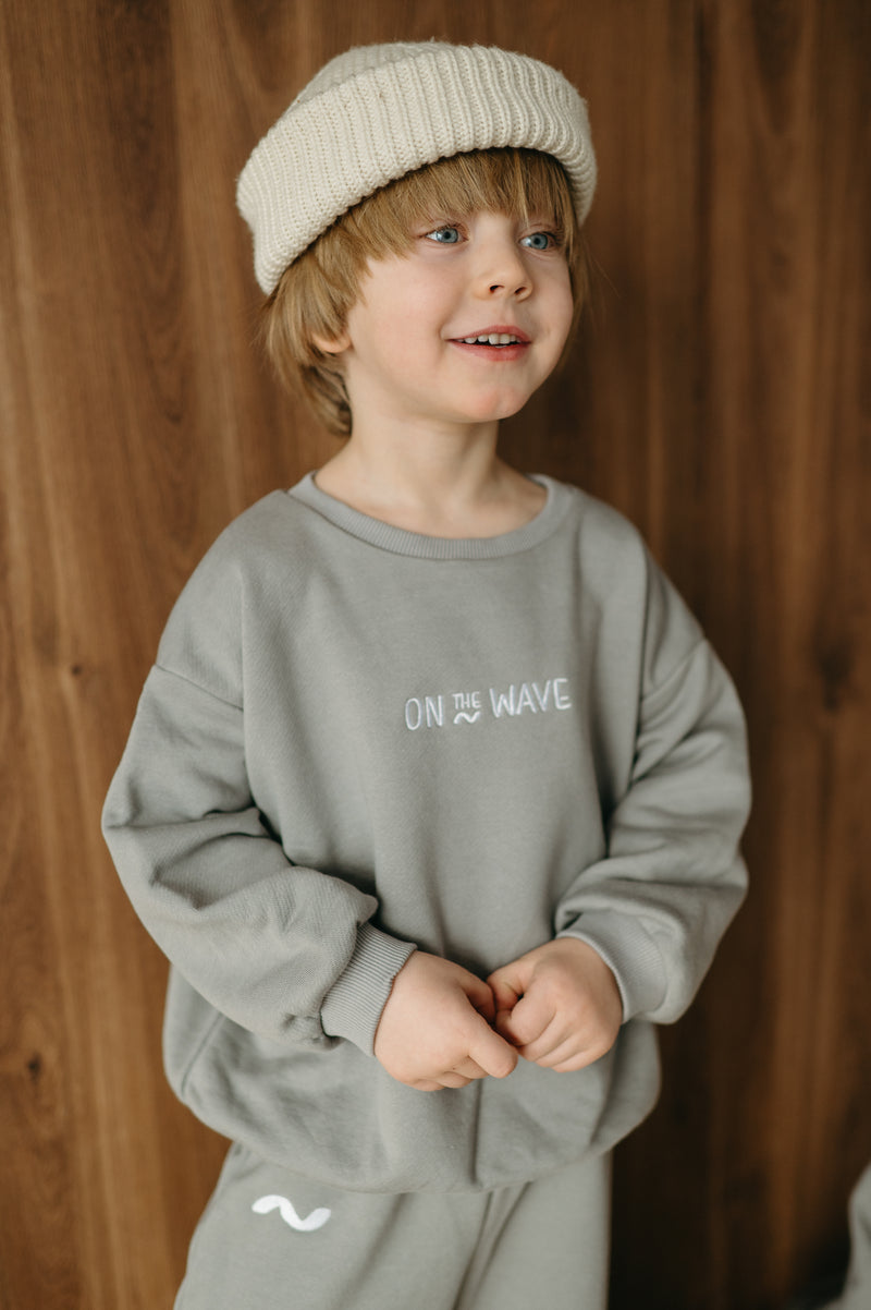 On the wave Babies sweatshirt & pants "Outfit set"