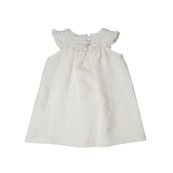 Sugar Linen Baby Lace Collar Dress