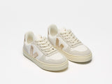 V-10 LEATHER WHITE PLATINE NATURAL