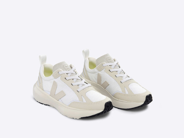 CANARY ELASTIC LACES ALVEOMESH WHITE PIERRE