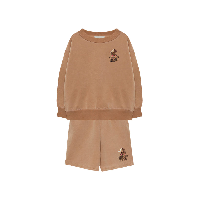 WHK X ODD Camel sweatshirt & Bermuda "Outfit set"