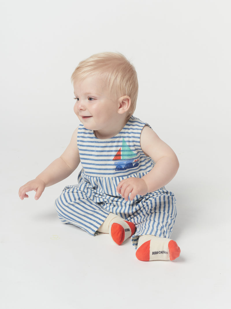 Blue Stripes overall (baby)