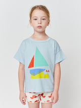 Multicolor Sail Boat T-shirt