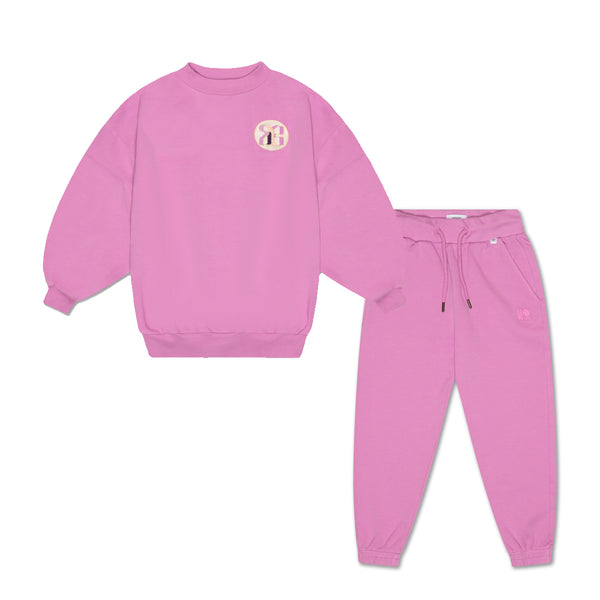 faded violet crewneck sweater & pants "Outfit set"