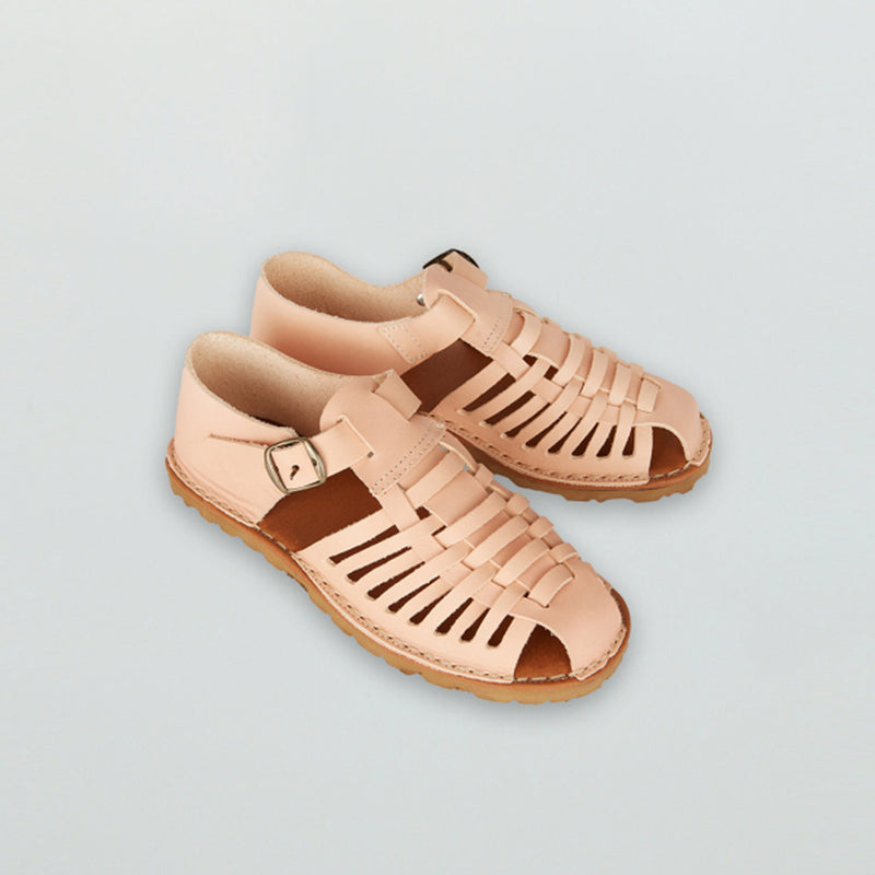 Leather Summer Sandals Naturale