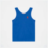 Blue Logo tank t-shirt