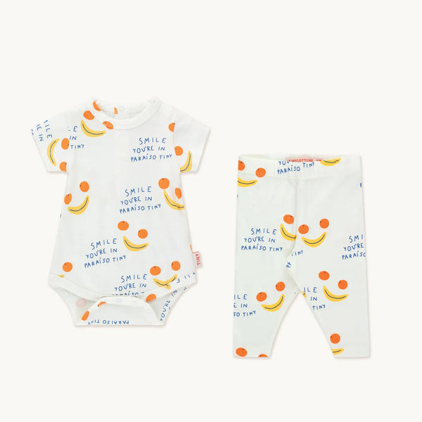 SMILE BODY off-white &  BABY PANTS "Outfit set"