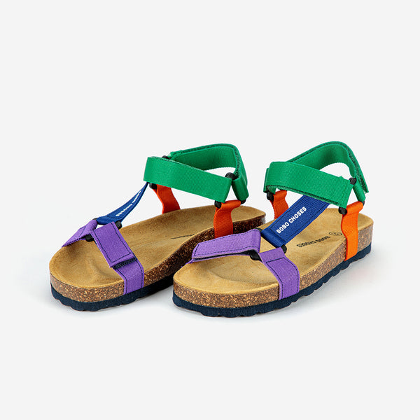 Color Block straps sandals (kids)