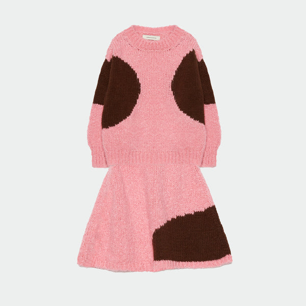 Pink dot jersey & Pink dot skirt "Outfit set"