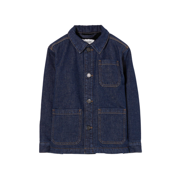 Raw Denim Blue - Multi pockets Jacket