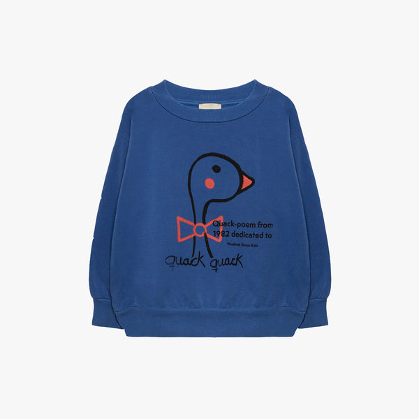 Blue Quack sweatshirt