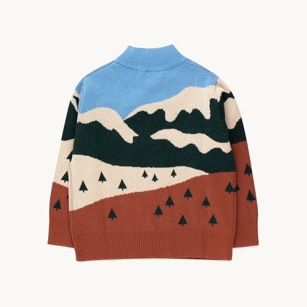 LANDSCAPE MOCKNECK SWEATER multicolor