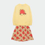 Sand Turtle sweatshirt & Sand Dog boots skirt "Outfit Set"