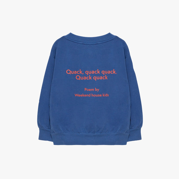Blue Quack sweatshirt