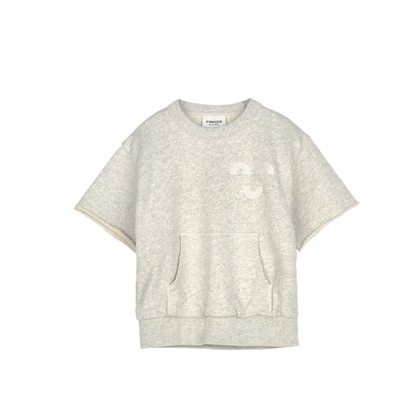 BOLT Heather Ecru Macaroni - Short Sleeve Sweater